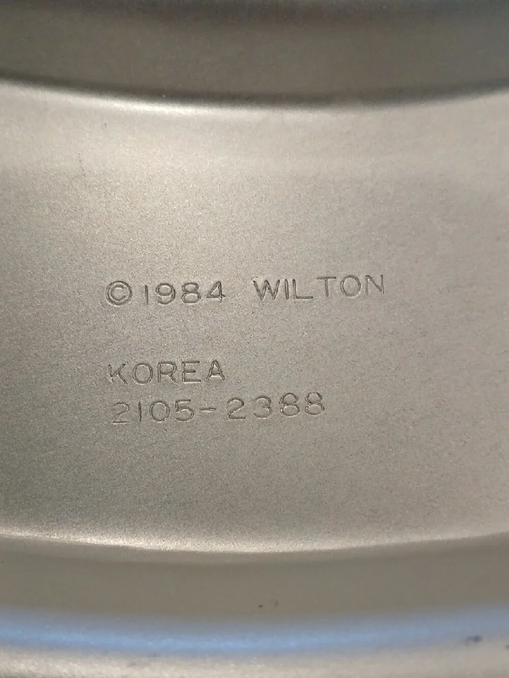 Vintage 1984 Wilton Silver Rocking Horse Mold Cake Pan